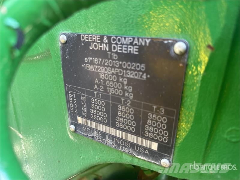 John Deere 7R290 Gen2 AutoPower Command Pro Tracteur Agricole Trattori
