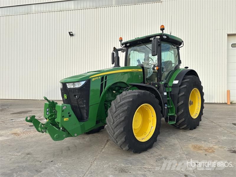 John Deere 8370R 4x4 Tracteur Agricole E23, Autotrac 4WD Trac Tractors