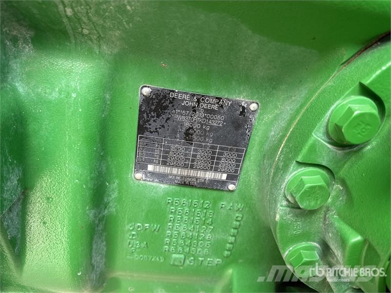 John Deere 8370R 4x4 Tracteur Agricole 4WD Tractor Traktory