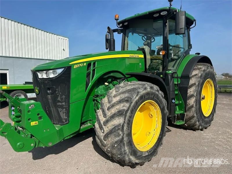 John Deere 8370R 4x4 Tracteur Agricole E23, Autotrac 4WD Trac Τρακτέρ