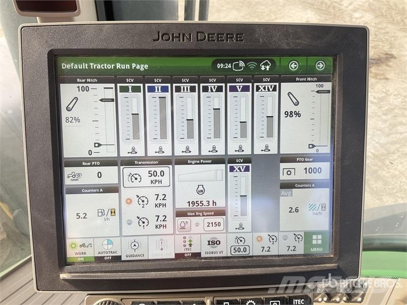 John Deere 8R 370 4WD Tractor Ciągniki rolnicze