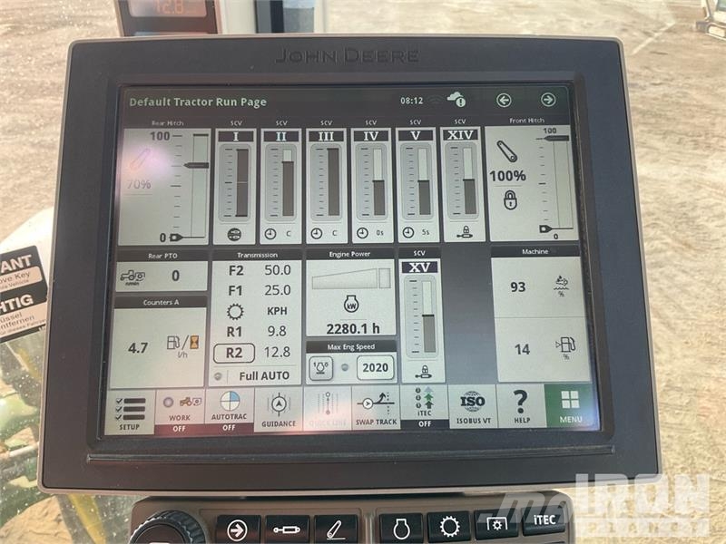 John Deere 8R 370 4WD Tractor Ciągniki rolnicze