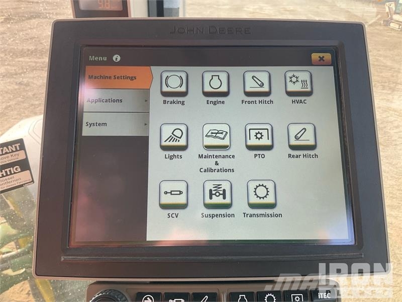 John Deere 8R 370 4WD Tractor Ciągniki rolnicze