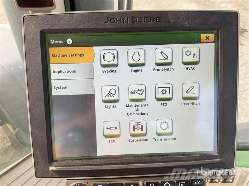 John Deere 8R 370 4WD Tractor Ciągniki rolnicze