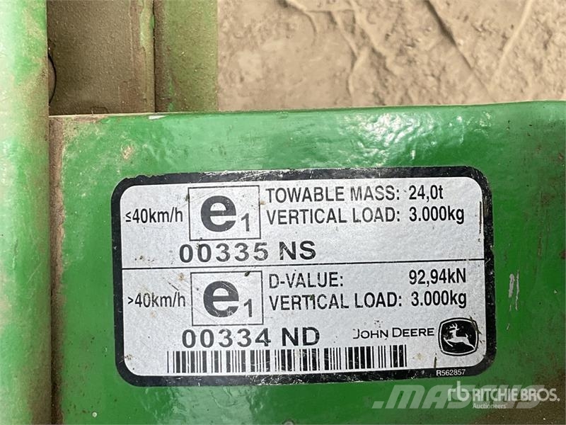 John Deere 8R 370 4WD Tractor Ciągniki rolnicze