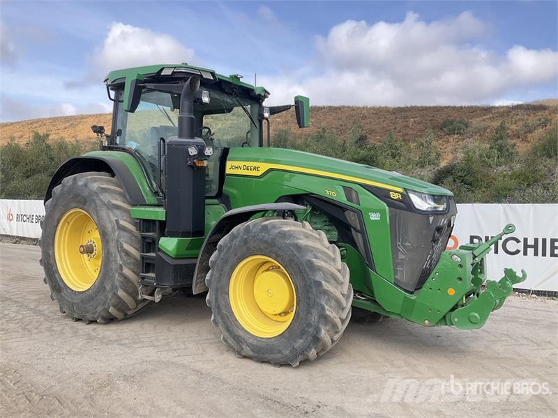 John Deere 8R 370 4WD Tractor Ciągniki rolnicze