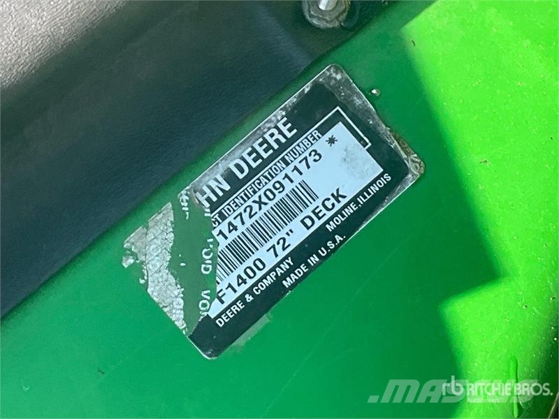 John Deere F 1565 Series II Ride-On Lawn Mower Sitteklippere