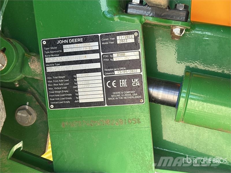 John Deere M740i S/A Pulverisateur Traine S/A Pull-Type Spray Vontatott trágyaszórók