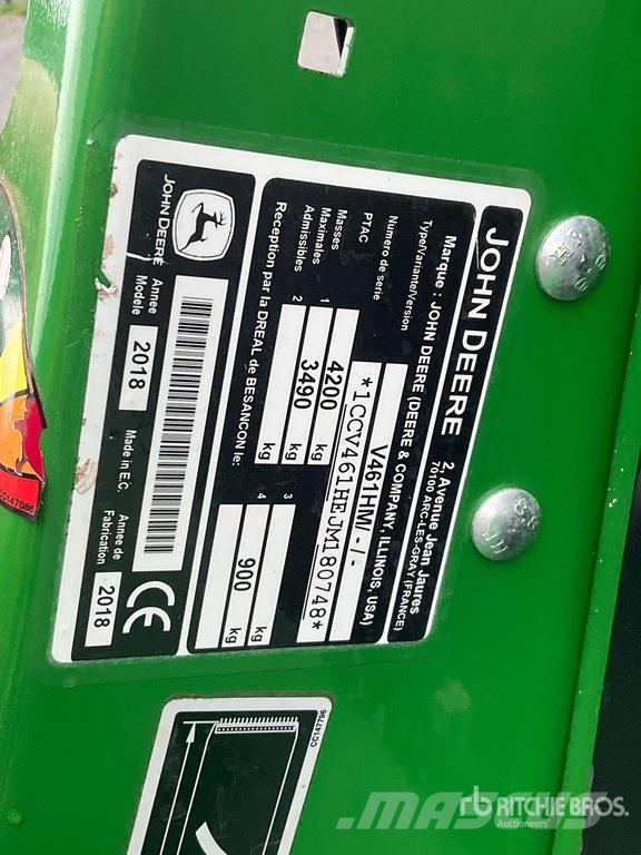 John Deere V461M Round Baler Round balers