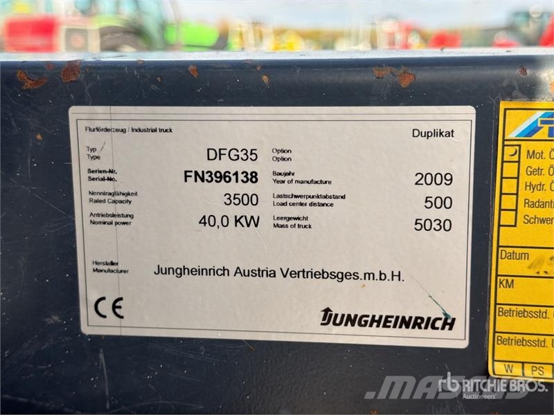Jungheinrich DFG 435 3500 kg Forklift Carrelli elevatori-Altro