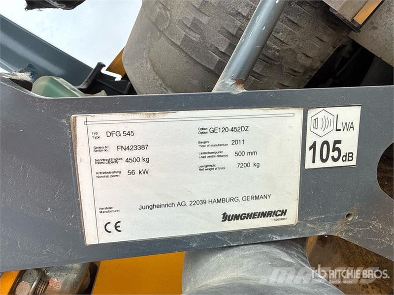 Jungheinrich DFG 545 4500 kg Forklift フォークリフト - その他