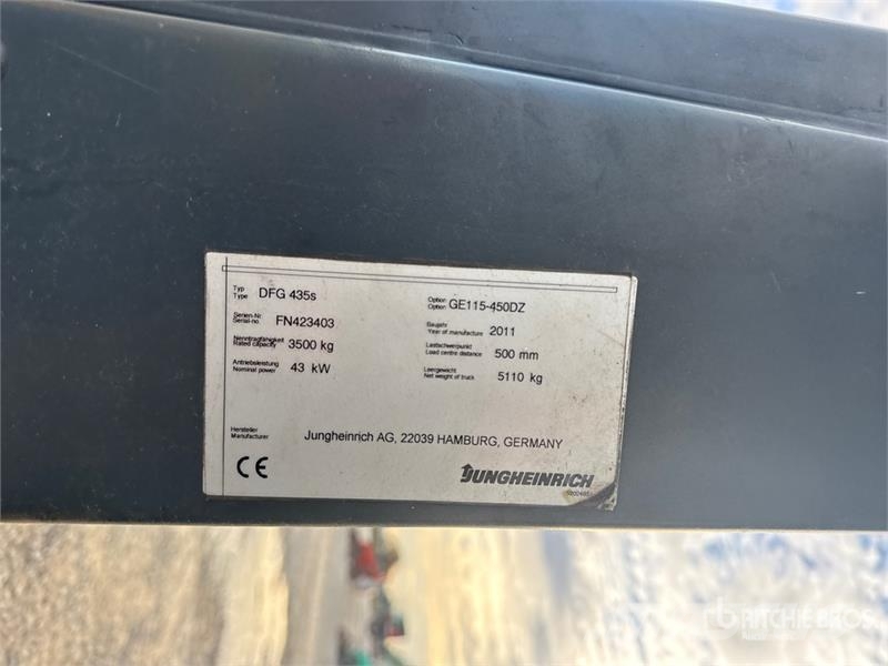 Jungheinrich DFG435S 3500 kg Forklift Carrelli elevatori-Altro