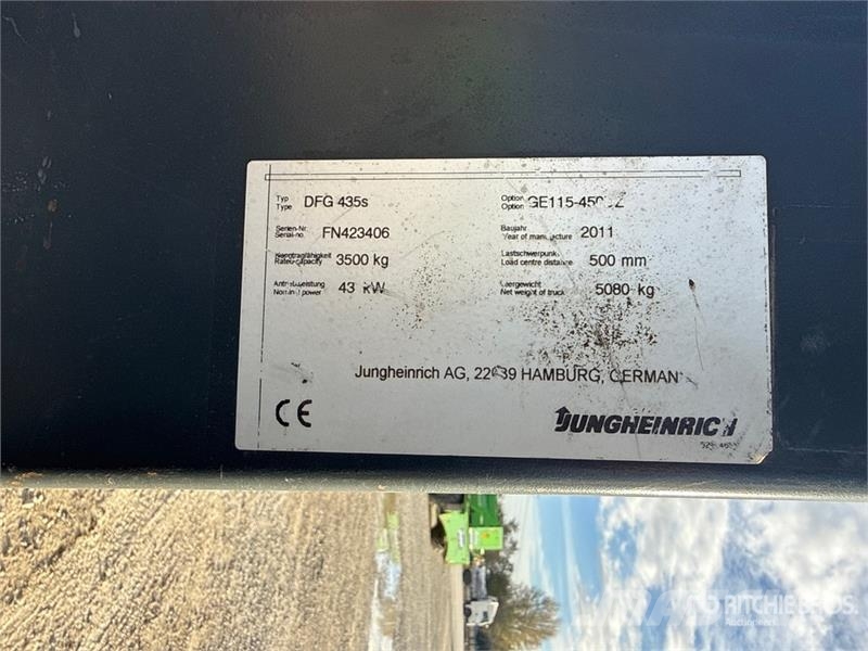 Jungheinrich DFG435S 3500 kg Forklift Carrelli elevatori-Altro