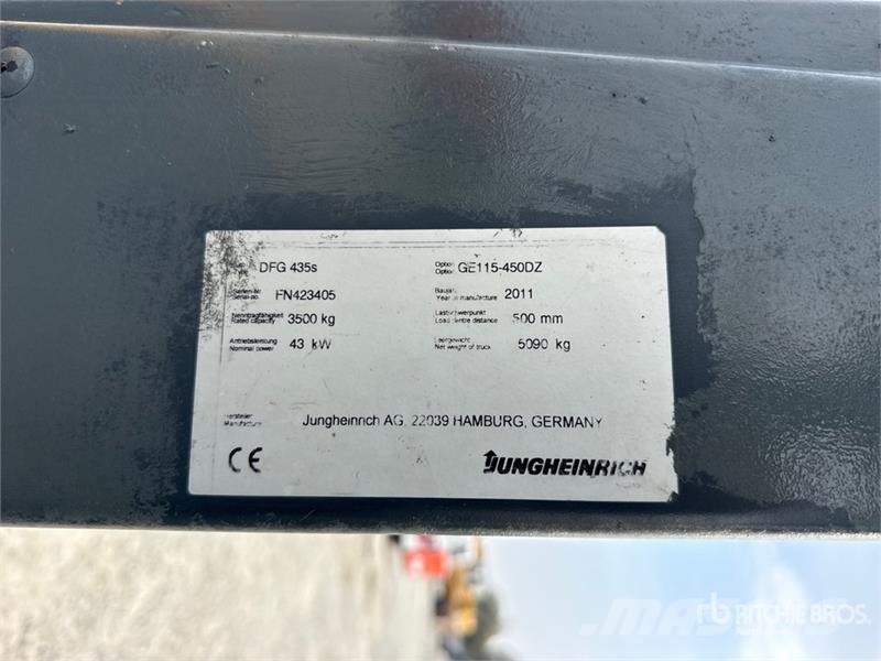 Jungheinrich DFG435S 3500 kg Forklift フォークリフト - その他