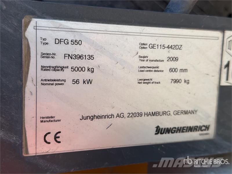 Jungheinrich DFG550 5000 kg Forklift 其他叉车