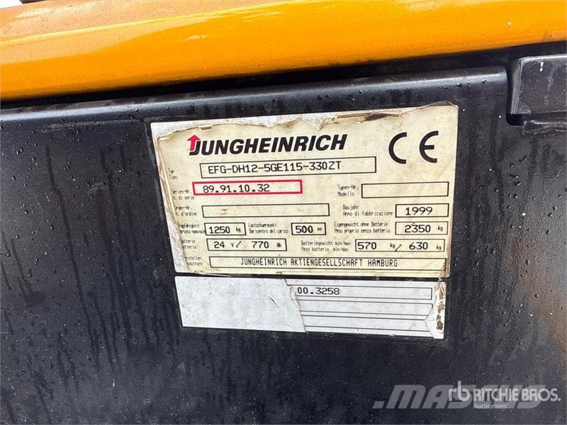 Jungheinrich EFG-DH12 1250 kg Electric Forklift Electric forklifts