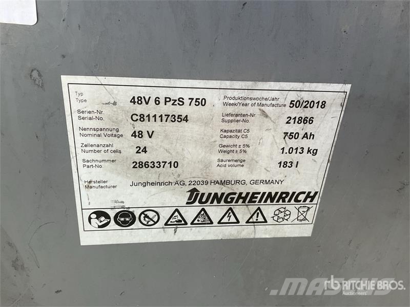 Jungheinrich EFG316 1600 kg Electric Forklift Carretillas de horquilla eléctrica