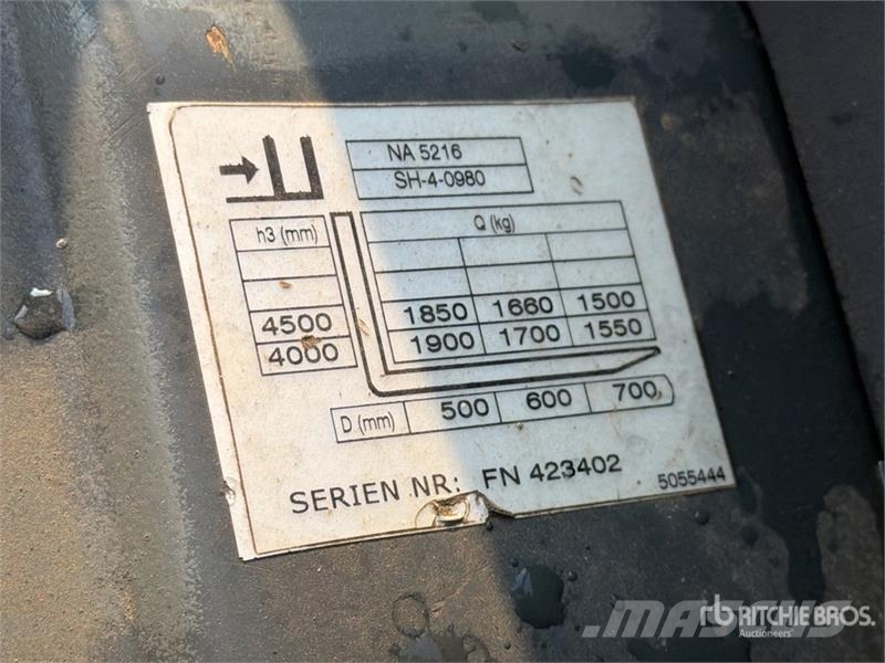 Jungheinrich EFG320 1900 kg Electric Forklift شاحنات ذات رافعات شوكية تعمل بالكهرباء