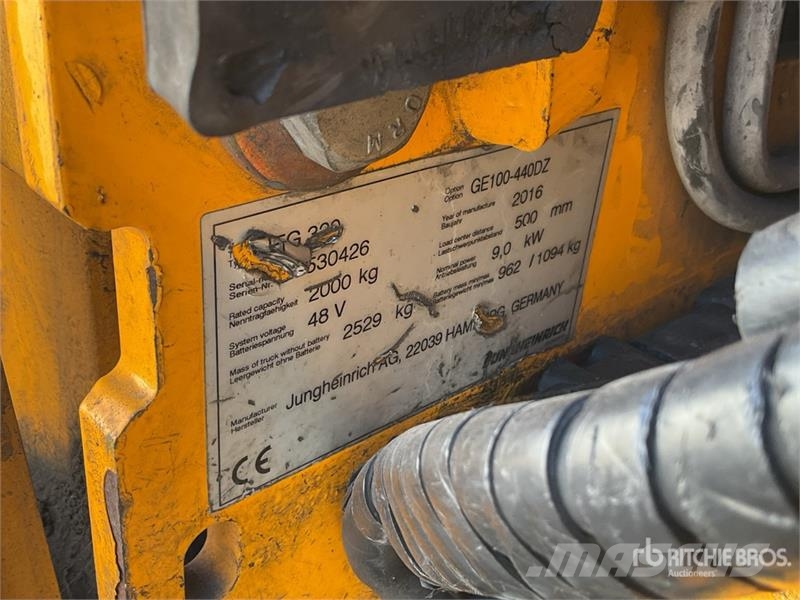 Jungheinrich EFG320 2000 kg Electric Forklift Carretillas de horquilla eléctrica