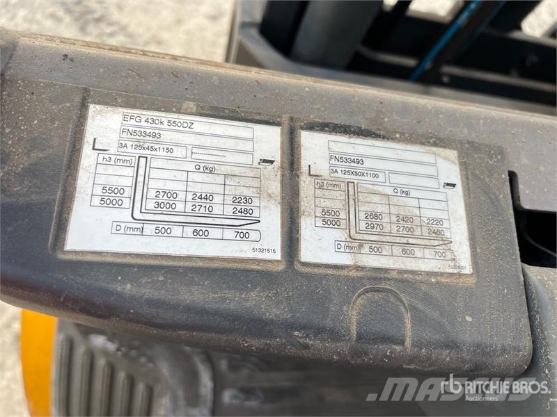 Jungheinrich EFG430K 3000 kg Electric Forklift Elmotviktstruckar
