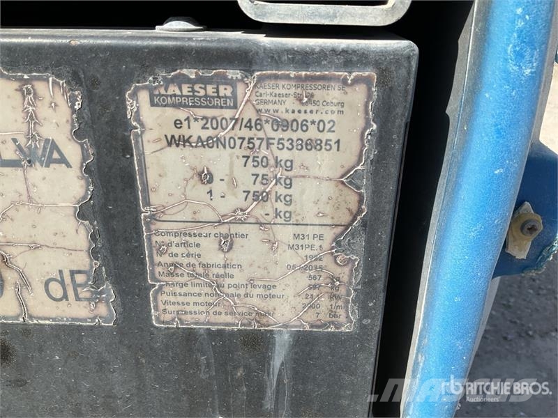 Kaeser M31PE Mobile Compresseur A Air Air Compressor Συμπιεστές