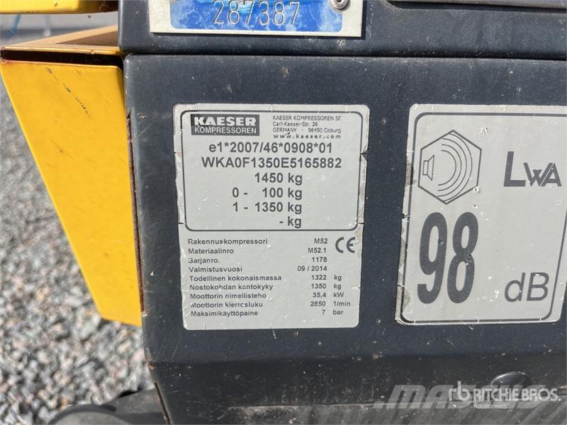 Kaeser M52 Mobile Air Compressor Compressors