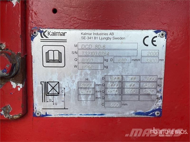 Kalmar DCD80-6 8000 kg Forklift Heftrucks overige