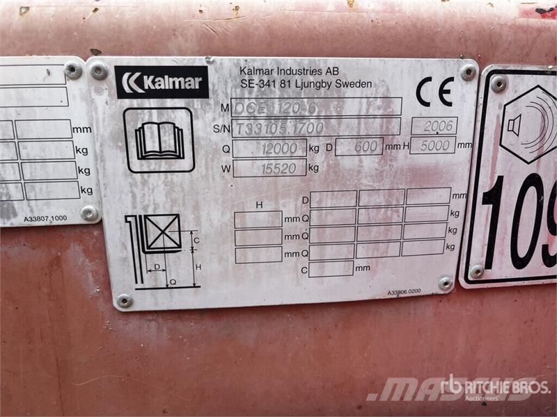 Kalmar DCE 120-6 12 ton Forklift Forklift trucks - others