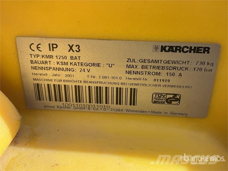 Kärcher KMR 1250 BAT Pressure Washer معدات الغسل بالضغط الخفيف