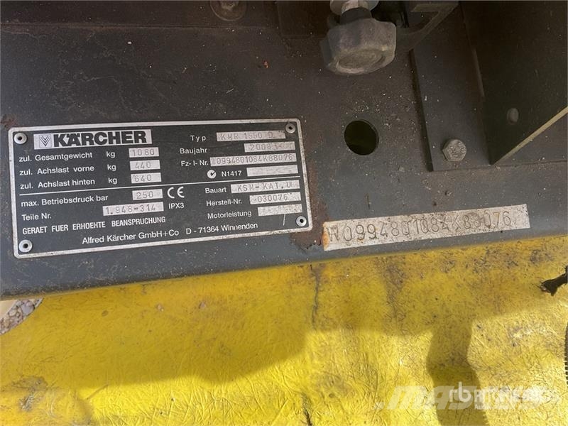 Kärcher KMR1550D Floor Sweeper Sonstige Erntemaschinen