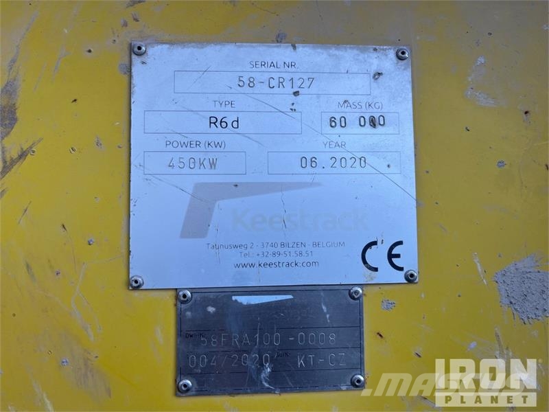 Keestrack R6d Impact Crusher Rezervni delovi za otpad, kamenolome i reciklažu