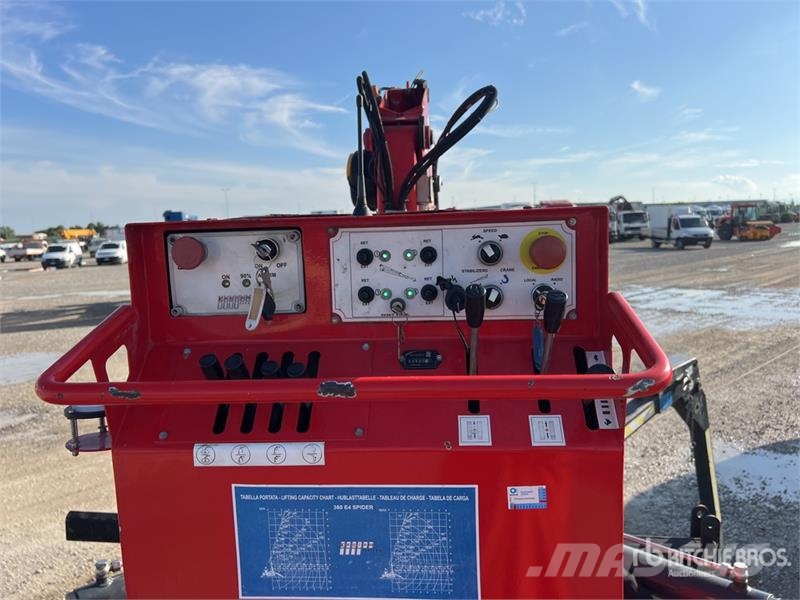 Kegiom 380E4 Spider 2400 kg Crawler Compact Crane Delovi i oprema za kran