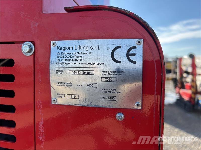  Kegiom 380E4 Spider Crawler Compact Crane Kran-Teile und Zubehör