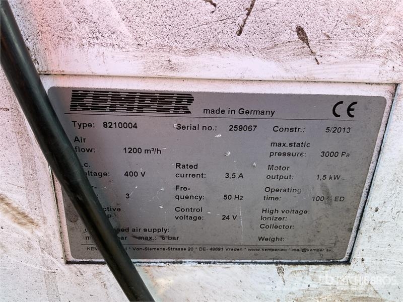 Kemper Rak 1 Electric Welding Extractor ماكينات زراعية - غير ذلك