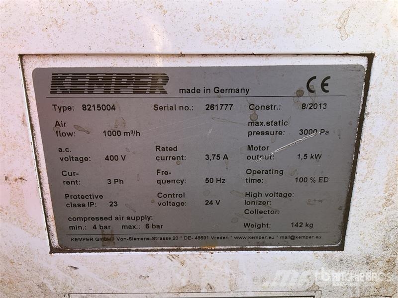 Kemper W3 Electric Welding Extractor ماكينات زراعية - غير ذلك