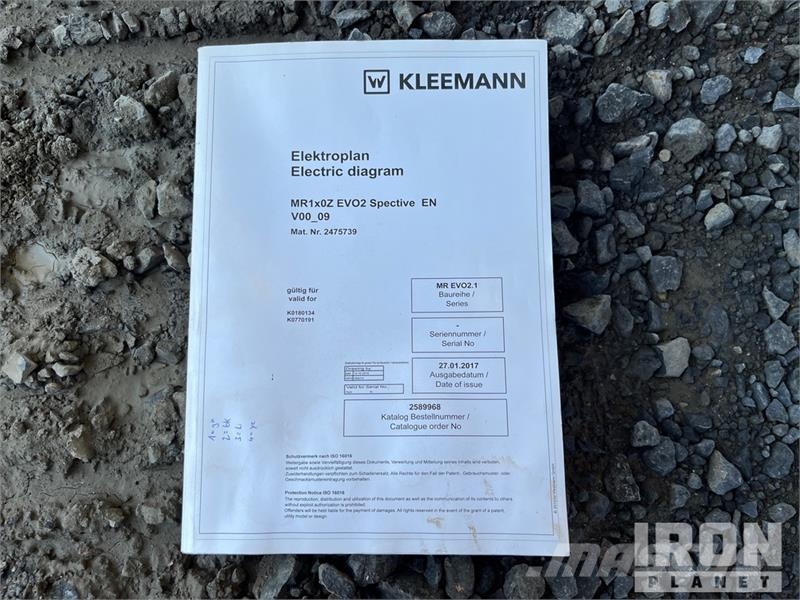 Kleemann MR110Zs EVO2 Impact Crusher Motoren und Getriebe