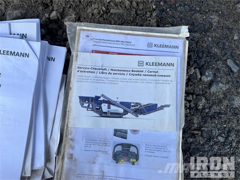 Kleemann MR130EVO2 Impact Crusher Náhradné diely na vŕtacie stroje a stroje na recykláciu a spracovanie odpadu