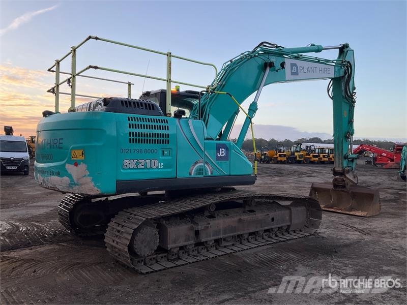 Kobelco SK210LC-10 Tracked Excavator Lánctalpas kotrók