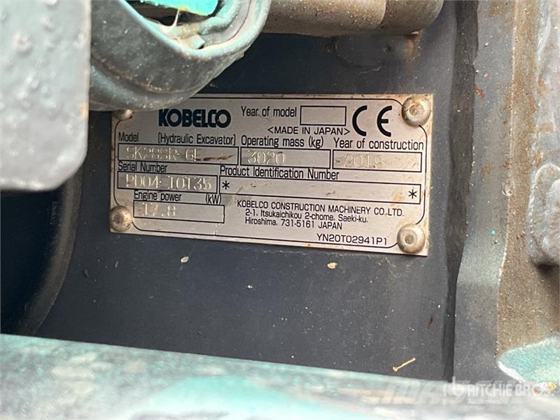 Kobelco SK28SR-6E Mini Excavator Mini excavators < 7t (Mini diggers)