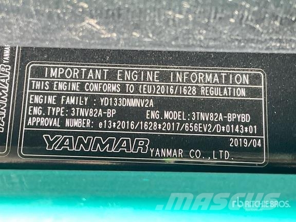 Kobelco SK28SR-6E Mini Excavator Mini kotrók < 7t