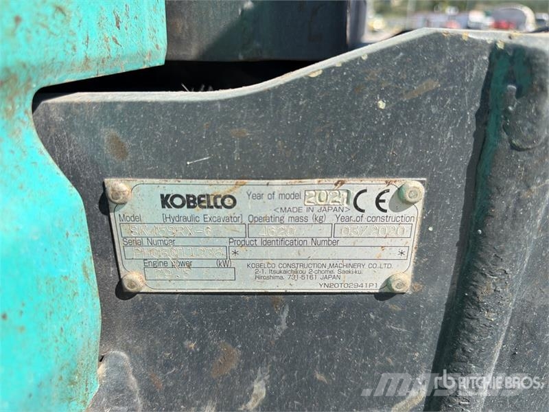Kobelco SK45SRX-6 Mini-Pelle Mini Excavator Mini kotrók < 7t
