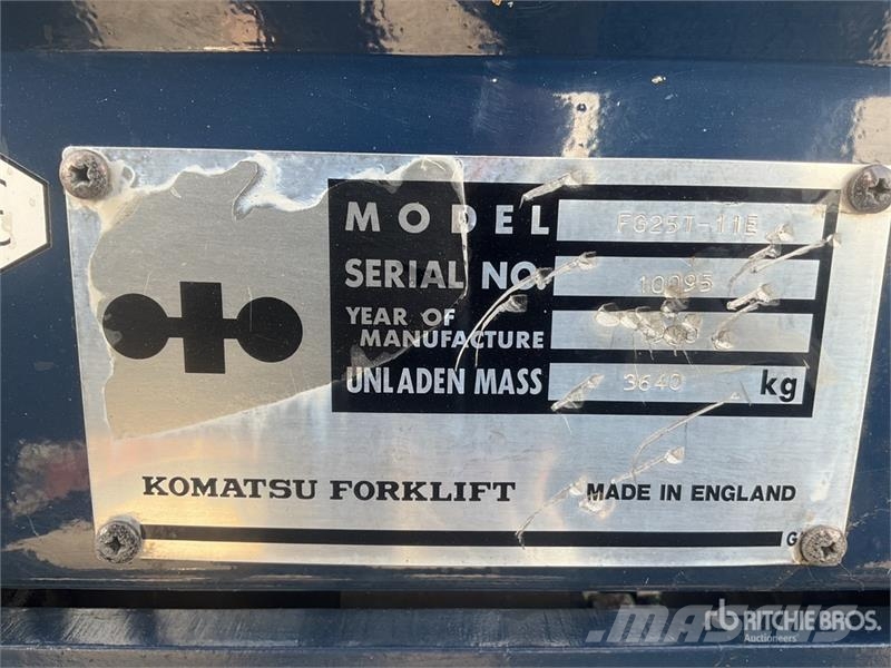 Komatsu FG25T-11E 2500 kg Forklift Heftrucks overige