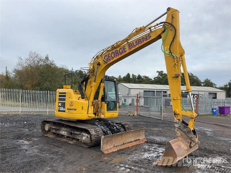 Komatsu PC 138US-10 Tracked Excavator Excavadoras de cadenas