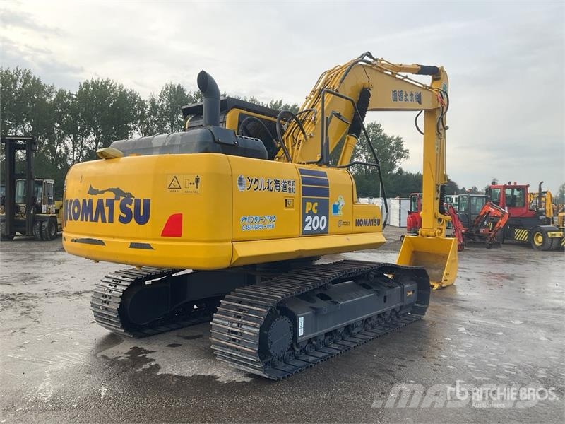 Komatsu PC200-8N1 Tracked Excavator Kāpurķēžu ekskavatori