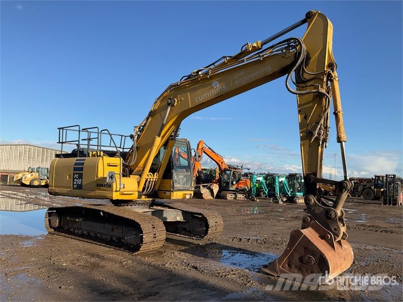 Komatsu PC210LC-10 Tracked Excavator Kāpurķēžu ekskavatori
