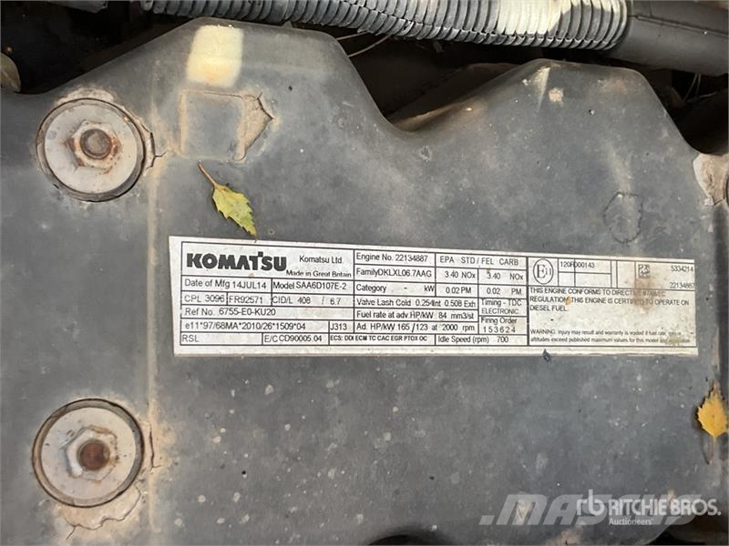 Komatsu PC210LC-10 Tracked Excavator Crawler excavators