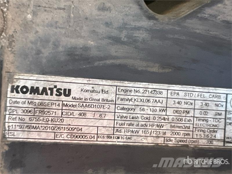 Komatsu PC210LC-10 Tracked Excavator Kāpurķēžu ekskavatori