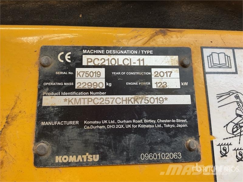 Komatsu PC210LCI-11 履带挖掘机