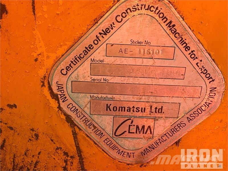 Komatsu PC228ULSC-3NO Tracked Excavator Escavadoras de rastos