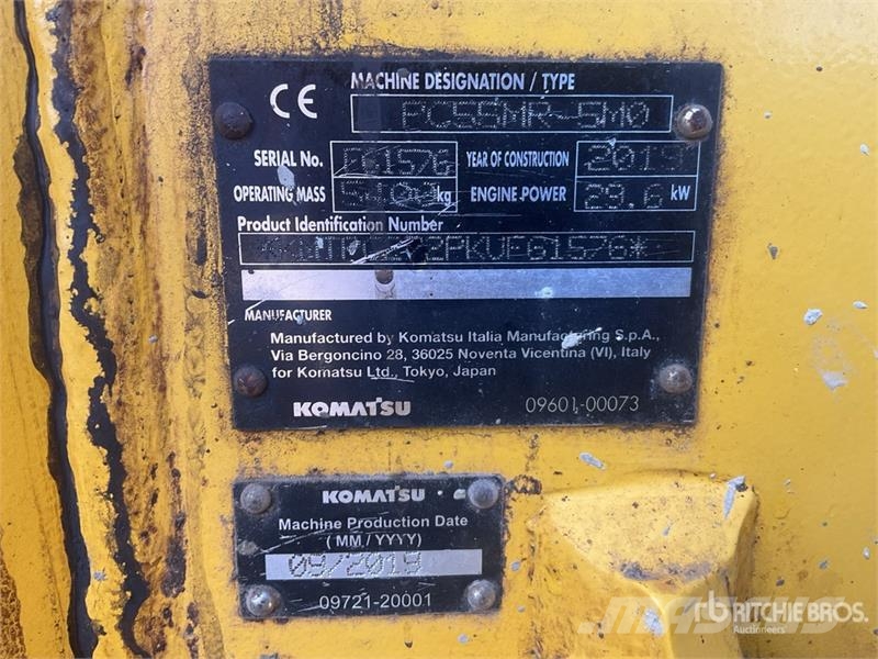 Komatsu PC55MR-5 Minibagger < 7t